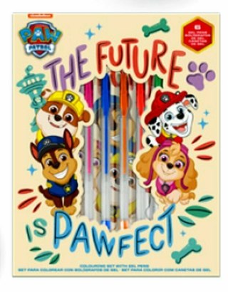 Zestaw piśmienniczy 6 żelowych długopisów z notatnikiem Psi Patrol PAW PATROL PW19958 Kids Euroswan