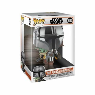 PROMO FUNKO POP FIGURKA Jumbo Star Wars The Mandalorian with The Child 49931