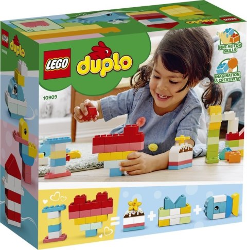 LEGO 10909 DUPLO CLASSIC Pudełko z serduszkiem p3