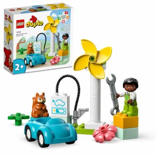 LEGO 10985 DUPLO Town Turbina wiatrowa i samochód elektryczny p6