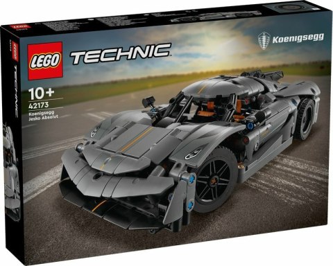 LEGO 42173 TECHNIC Szary hipersamochód Koenigsegg Jesko Absolut p3