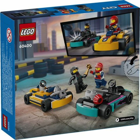 LEGO 60400 CITY Gokarty i kierowcy wyścigowi p4