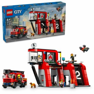 LEGO 60414 CITY Remiza strażacka z wozem strażackim p2