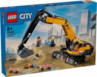 LEGO 60420 CITY Żółta koparka p4