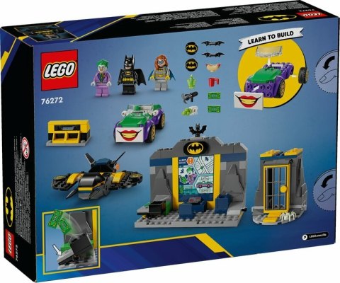 LEGO 76272 SUPER HEROES Jaskinia Batmana z Batmanem, Batgirl i Jokerem p3