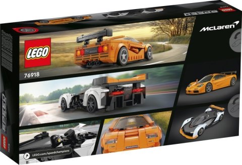 LEGO 76918 SPEED CHAMPIONS McLaren Solus GT i McLaren F1 LM p4