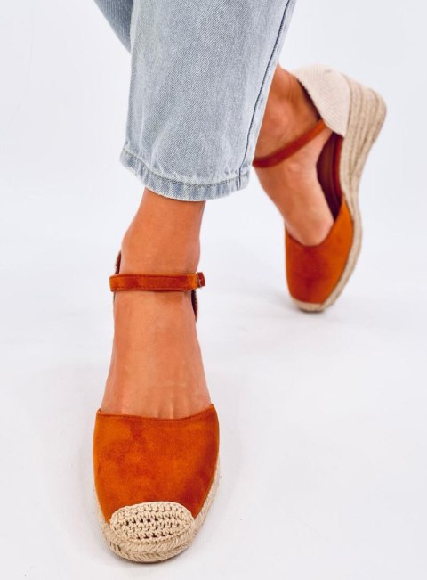 Espadryle na koturnie PLATTEN CAMEL - 40 Espadryle na koturnie PLATTEN CAMEL - 40