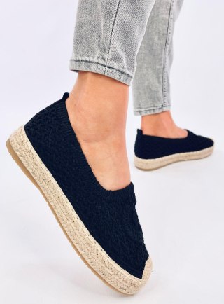 Ażurowe espadryle baleriny DAGONEI BLACK - 38