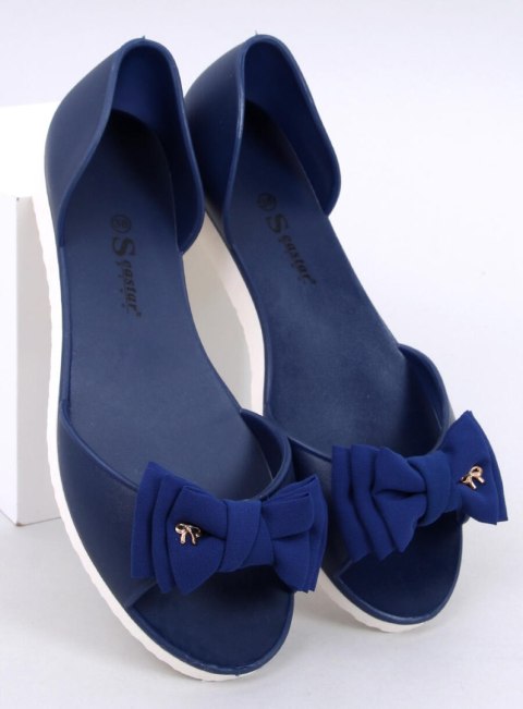 Baleriny meliski open toe AGATHE NAVY - 40 Baleriny meliski open toe AGATHE NAVY - 40