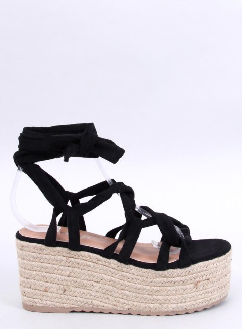 Espadryle na platformie MANON BLACK - 41 Espadryle na platformie MANON BLACK - 41