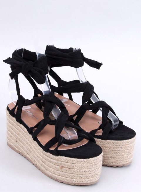Espadryle na platformie MANON BLACK - 41 Espadryle na platformie MANON BLACK - 41