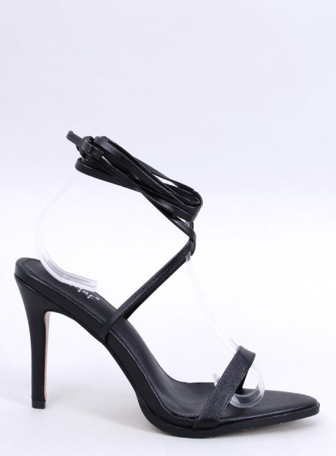 Eleganckie sandałki na szpilce DALMATI BLACK - 41 Eleganckie sandałki na szpilce DALMATI BLACK - 41