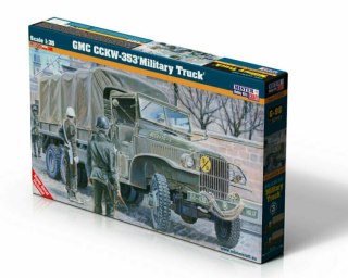 Model samochodu do sklejania GMC CCKW-353 Military Truck 1:72 E-98