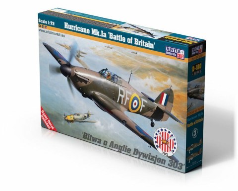 Model samolotu do sklejania Hurricane Mk.Ia Battle of Britain 1:72 D-180