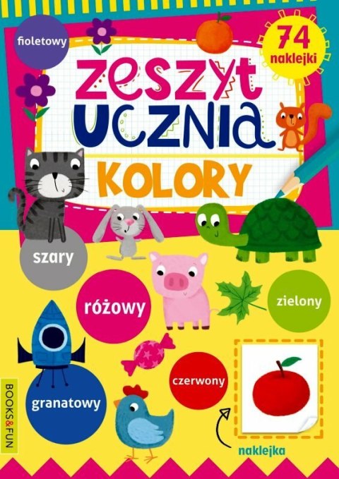 Książeczka Zeszyt ucznia Kolory Books and Fun