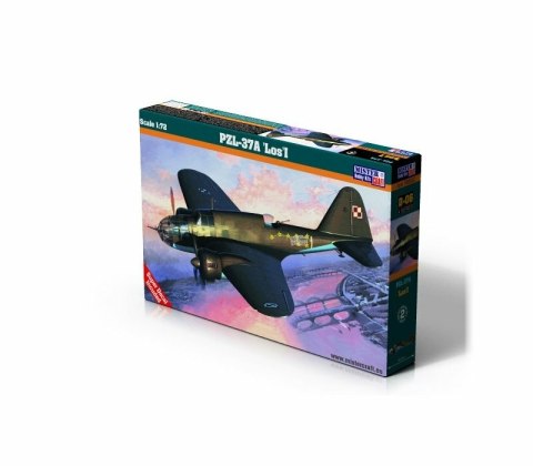 Model samolotu do sklejania PLZ P-37A Łoś I 1:72 D-06