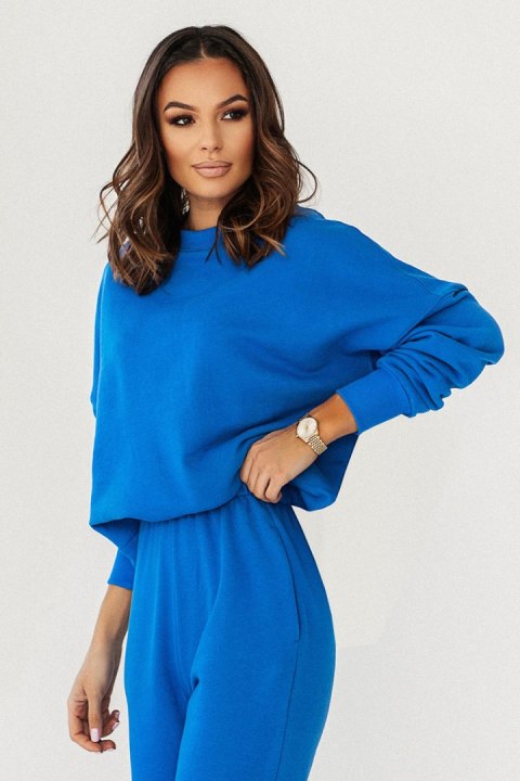Niebieska bluza oversize Morelli - Rozmiar M/L Niebieska bluza oversize Morelli - Rozmiar M/L