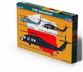 Model helikoptera do sklejania Sikorsky S-70i International 1:48