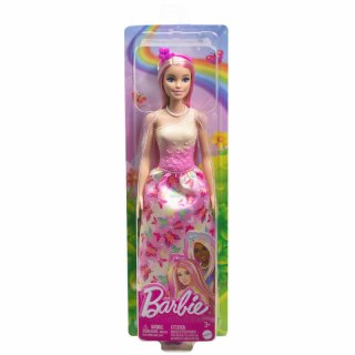 Barbie Lalka Fairytale Księżniczka Różowy strój HRR08 HRR07 MATTEL