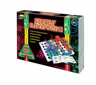 Sekrety elektroniki mini 80 eksperymentów 59582 DROMADER