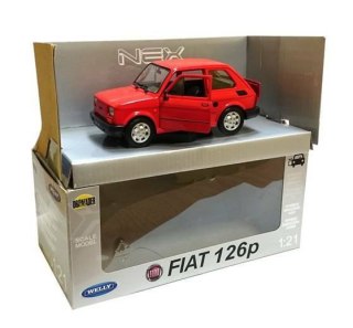 WELLY Auto model Fiat 126P 1:21 mix kolorów