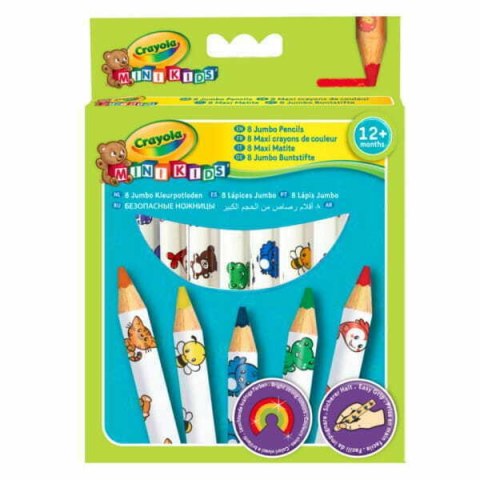 Kredki 8 kolorów ołówkowe JUMBO 3678 Crayola