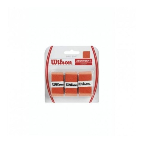 Owijki Wilson Pro Soft Overgrip 3szt WRZ4040OR Owijki Wilson Pro Soft Overgrip 3szt WRZ4040OR