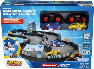 Tor wyścigowy Team Sonic Racing Tabletop Racing + 2 auta 370430021 Carrera