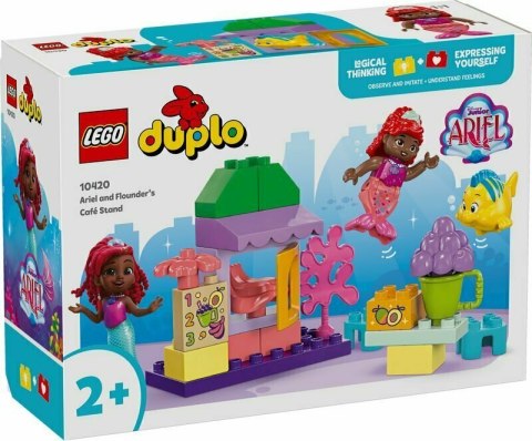 LEGO 10420 DUPLO Disney Stoisko kawowe Arielki i Florka p4