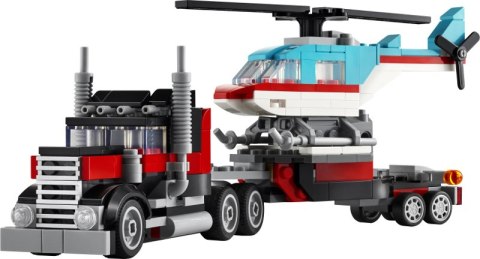 LEGO 31146 CREATOR Ciężarówka z platformą i helikopterem p8