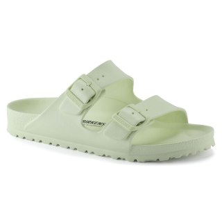 Klapki męskie Birkenstock Arizona Essentials EVA Regular Faded Lime na szeroką stopę piankowe (1024571)