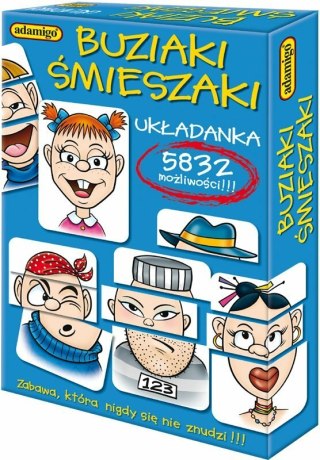 Buziaki śmieszaki. Układanka ADAMIGO