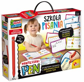 Montessori Szkoła pisania z 18 tabliczkami i długopisem PL97081 LISCIANI