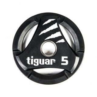 Talerz olimpijski tiguar PU 5 kg TI-WTPU00500