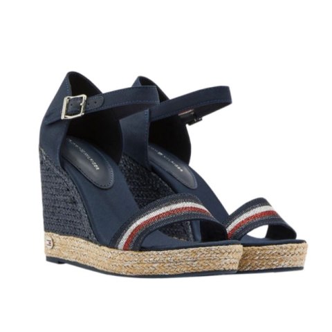 Sandały Tommy Hilfiger Grosgrain High Wedge Sandal W FW0FW05254 Sandały Tommy Hilfiger Grosgrain High Wedge Sandal W FW0FW05254