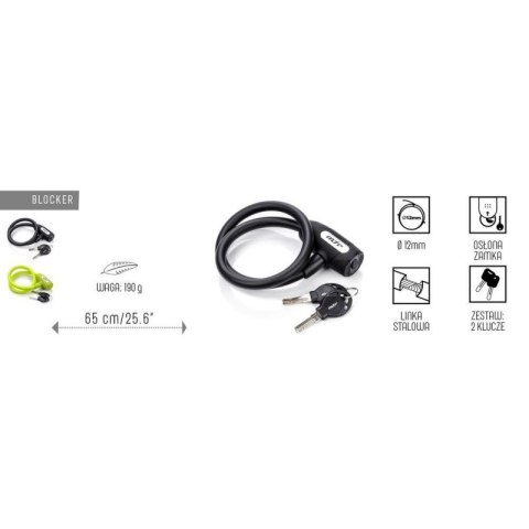 Zapięcie Rowerowe Meteor Blocker 31524 Zapięcie Rowerowe Meteor Blocker 31524