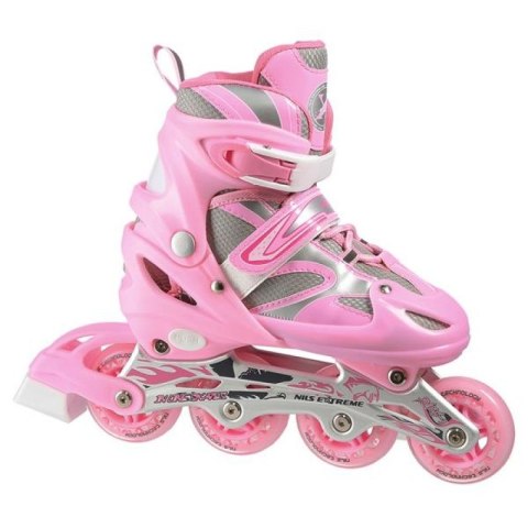 Łyżworolki Nils Extreme 2w1 Pink r.39-42 NH18366 A