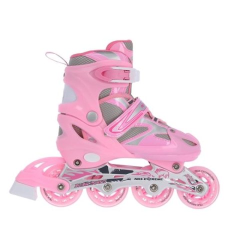 Łyżworolki Nils Extreme 2w1 Pink r.39-42 NH18366 A