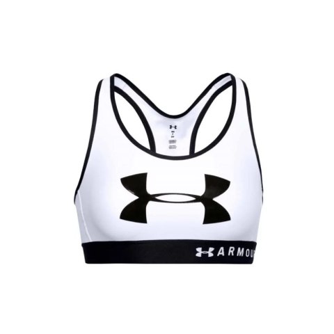 Stanik sportowy Under Armour Mid Keyhole Graphic Bra W 1344333-100 Stanik sportowy Under Armour Mid Keyhole Graphic Bra W 1344333-100