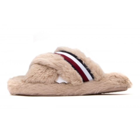 Kapcie Tommy Hilfiger Ful Cross Strap Home Slipper W FW0FW07551ABO Kapcie Tommy Hilfiger Ful Cross Strap Home Slipper W FW0FW07551ABO