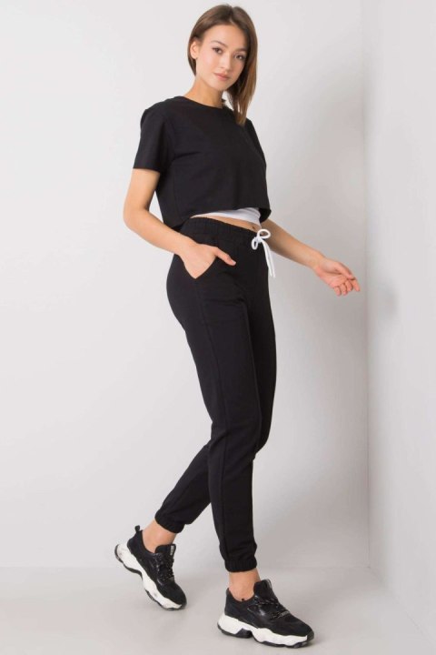 Spodnie Komplet Model HG-KMPL-5384.60 Black - Rue Paris Spodnie Komplet Model HG-KMPL-5384.60 Black - Rue Paris