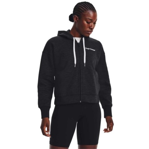 Bluza Under Armour Essential Fleece Script FZ Hoodie W 1374106-001