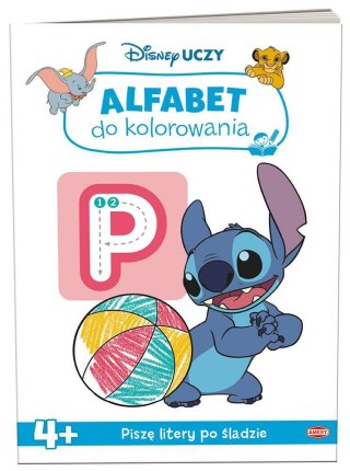 Książeczka Alfabet do kolorowania. Disney uczy. Stitch Classic UKO-9302