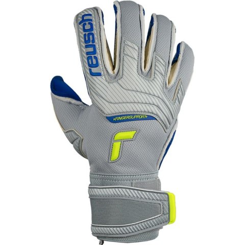Rękawice bramkarskie Reusch Attrakt Gold X Evolution Cut Finger Support M 52 70 950 6006 Rękawice bramkarskie Reusch Attrakt Gold X Evolution Cut Finger Support M 52 70 950 6006