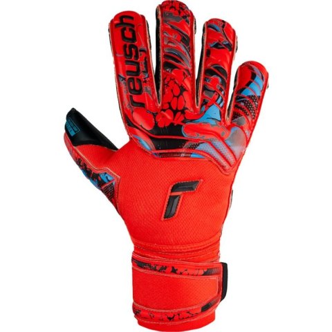 Rękawice bramkarskie Reusch Attrakt Gold X Evolution Cut Finger Support M 53 70 950 3333 Rękawice bramkarskie Reusch Attrakt Gold X Evolution Cut Finger Support M 53 70 950 3333