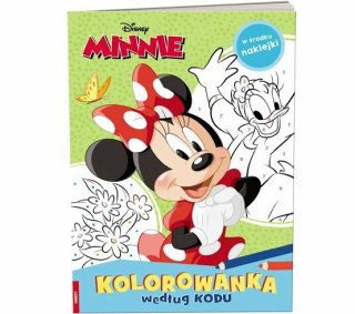 Kolorowanka według kodu. Minnie KKO-9105