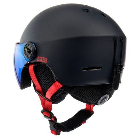 Kask narciarski Meteor Falven granatowy 24974-24976 Kask narciarski Meteor Falven granatowy 24974-24976