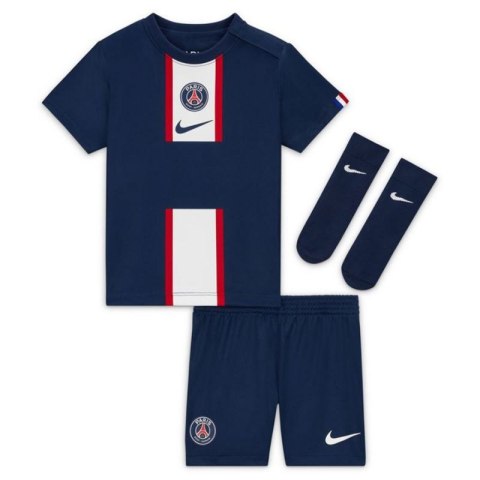 Komplet piłkarski Nike PSG 2022/23 Home Jr DJ7917 411 Komplet piłkarski Nike PSG 2022/23 Home Jr DJ7917 411