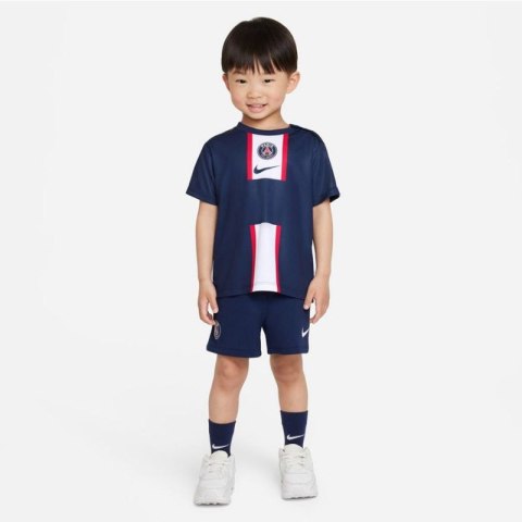 Komplet piłkarski Nike PSG 2022/23 Home Jr DJ7917 411 Komplet piłkarski Nike PSG 2022/23 Home Jr DJ7917 411