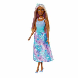 Barbie Lalka Fairytale Księżniczka Niebiesko-fioletowy strój HRR10 HRR07 MATTEL